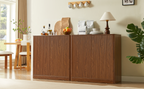 34.3" Modern Wavy Sideboard