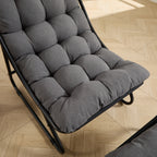 Patio Outdoor Lounge Chair with Ottoman
