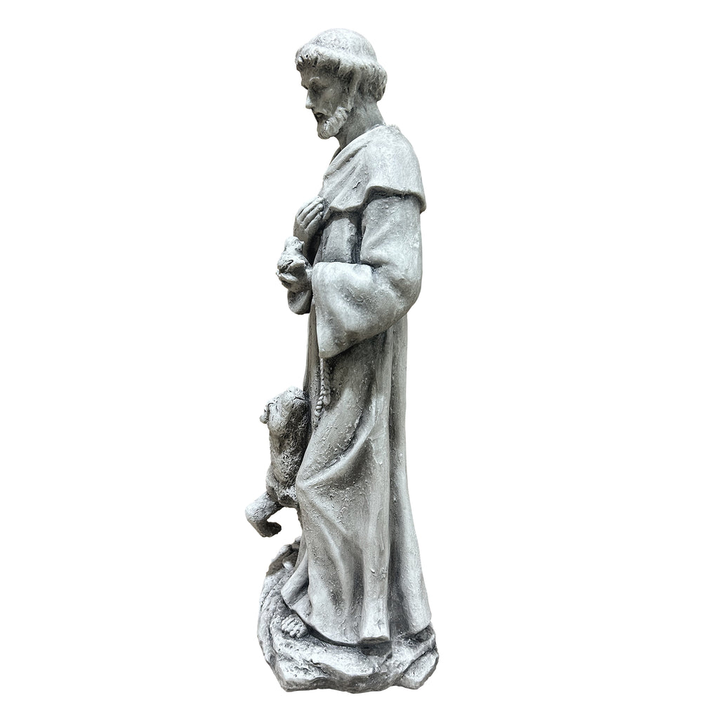 Magnesium Oxide Saint Statue With Lamb