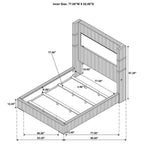 Judah Wingback Panel Bed