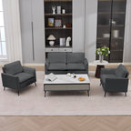 TS Cat Paw Leather Upholstered Loveseat