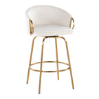 26" Contemporary Counter Stool with Swivel