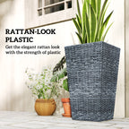 Taper Planters Set of 3 for Outdoor Plants