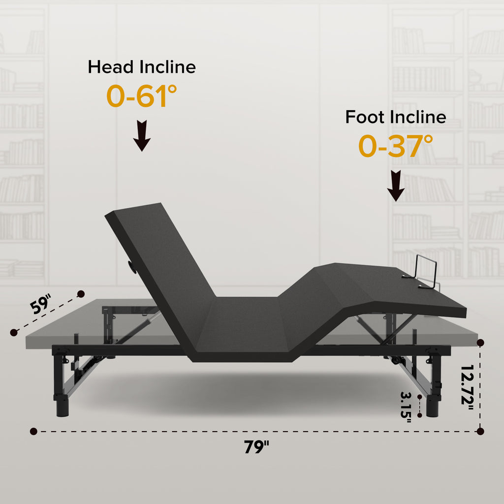 Adjustable Bed Base Frame Queen Bed Frame