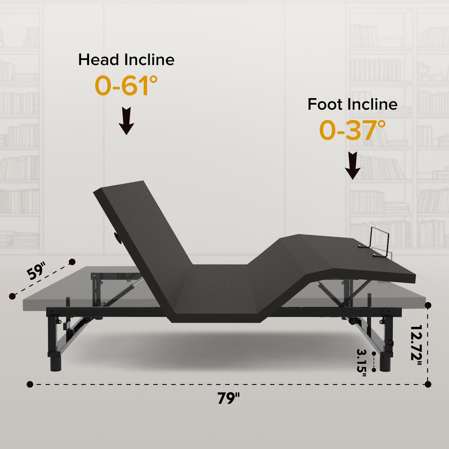 Adjustable Bed Base Frame Queen Bed Frame