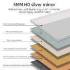 60"x 15" Full Body Round Corner Mirror