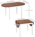 DFW Solid Wood Folding Dining Table