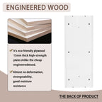 12" Bathroom Wall-Mounted Storage Rack