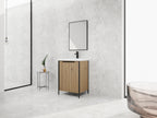 24" Freestanding Bathroom Vanity with Resin Sink