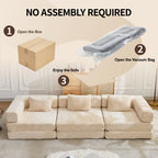 Compression Sofa: Convertible Floor Sofa Bed
