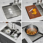 Topmount Drop In Kitchen Sink - 36"x 22" Double Bowl