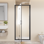 Framed Bi-Fold Pivot Shower Door 30"x72"
