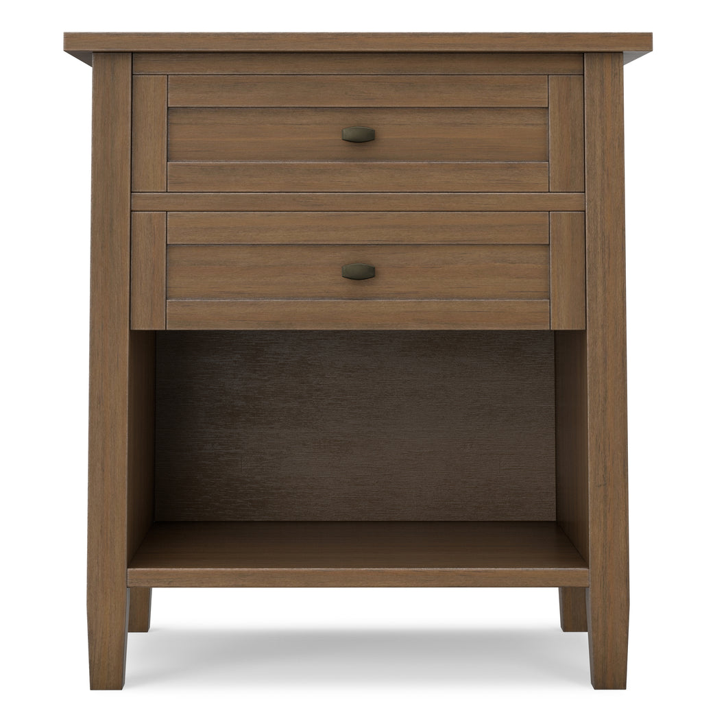 Warm Shaker Bedside Table