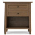Warm Shaker Bedside Table