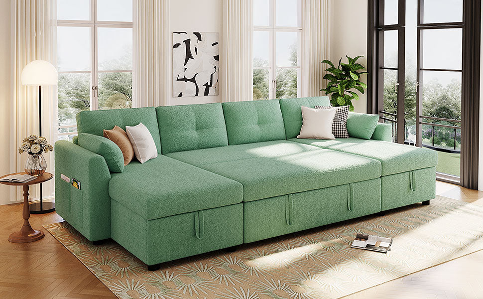 Modern Sectional Sofa U-shaped Sleeper Sofa