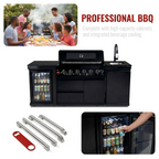 6-Burner 85000 BTU Deluxe Stainless Steel Propane Gas Grill