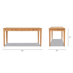 Dumont Modern Farmhouse 1-Drawer Fluted Home Office Writing Desk