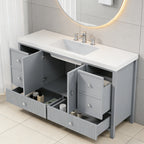 60" Bathroom Vanity with Separate Sink