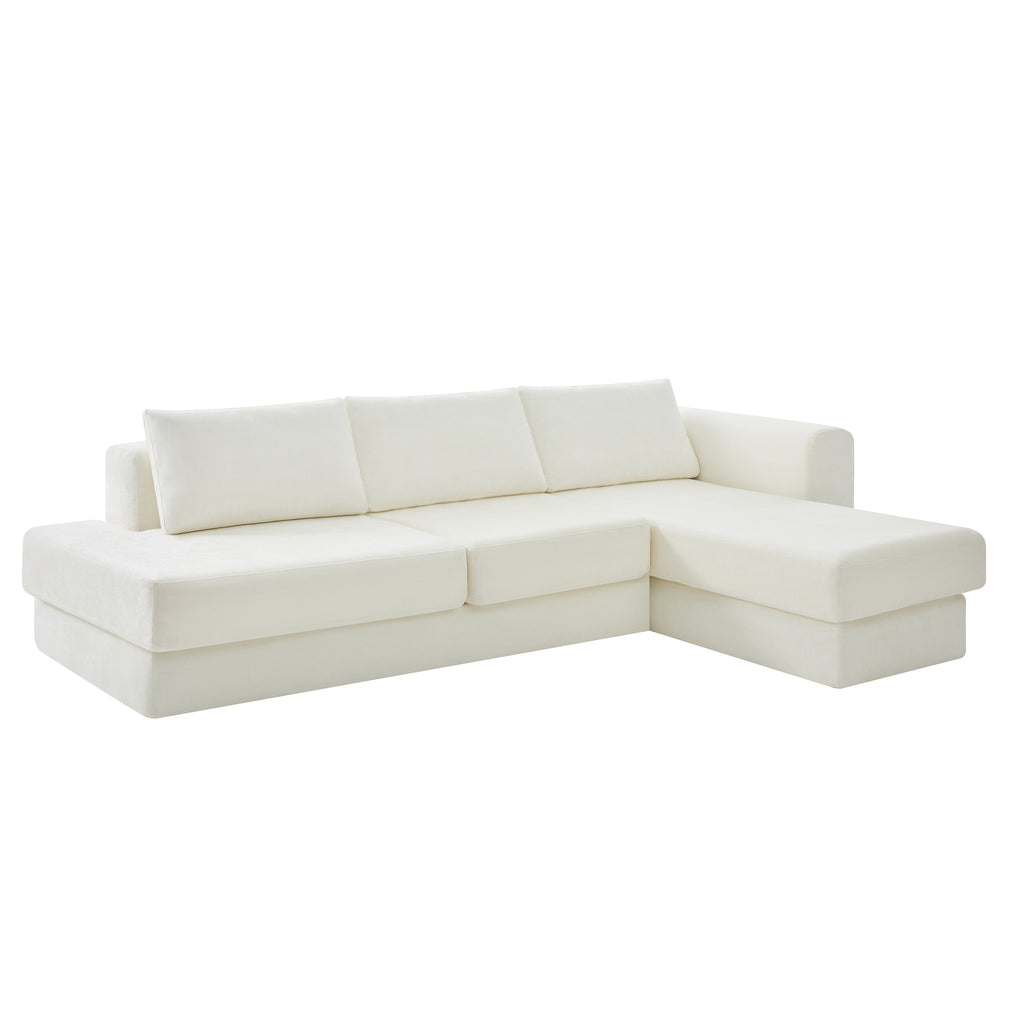 L-Shaped Modular Sofa 113" Modular Sectional