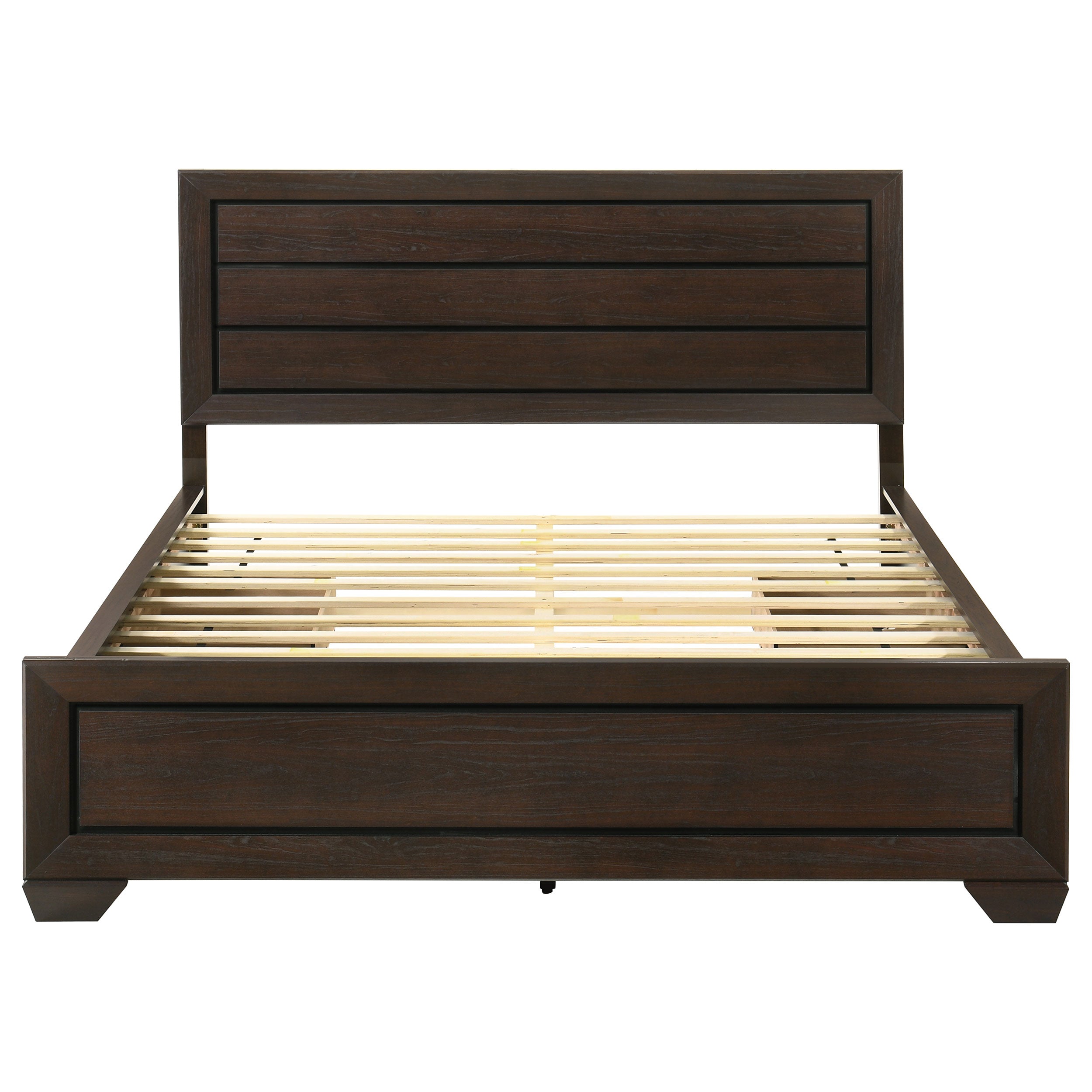 Holmgren Dark Cocoa California King Storage Panel Bed