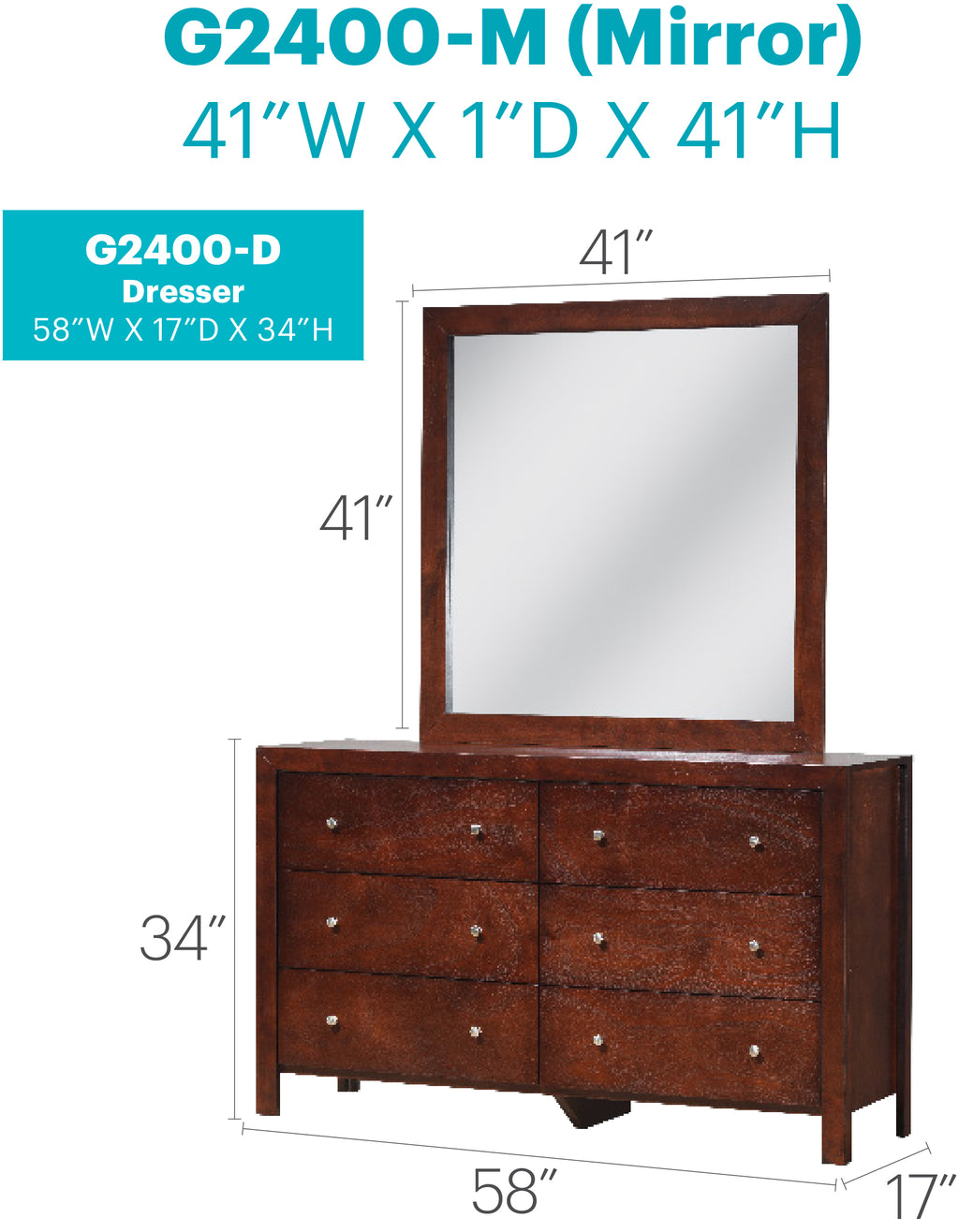 Burlington G2400-D Dresser