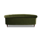 La Rosa Victorian Chesterfield Tufted Sofa - Olive