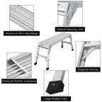 Portable Aluminum Work Platform Ladder