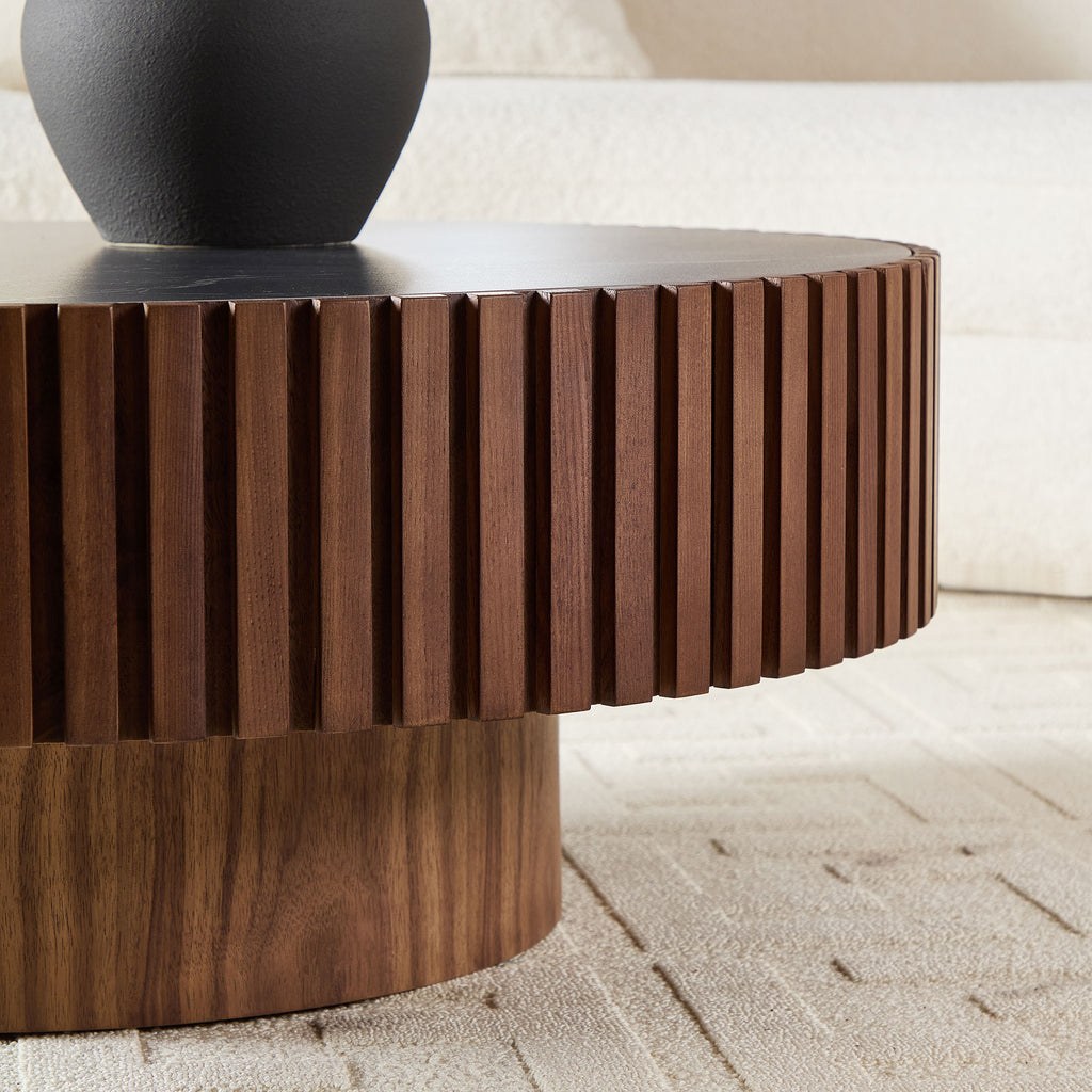 Nesting Round Sintered Stone Coffee Table