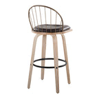 30" Urban Fixed-Height Barstool with Swivel