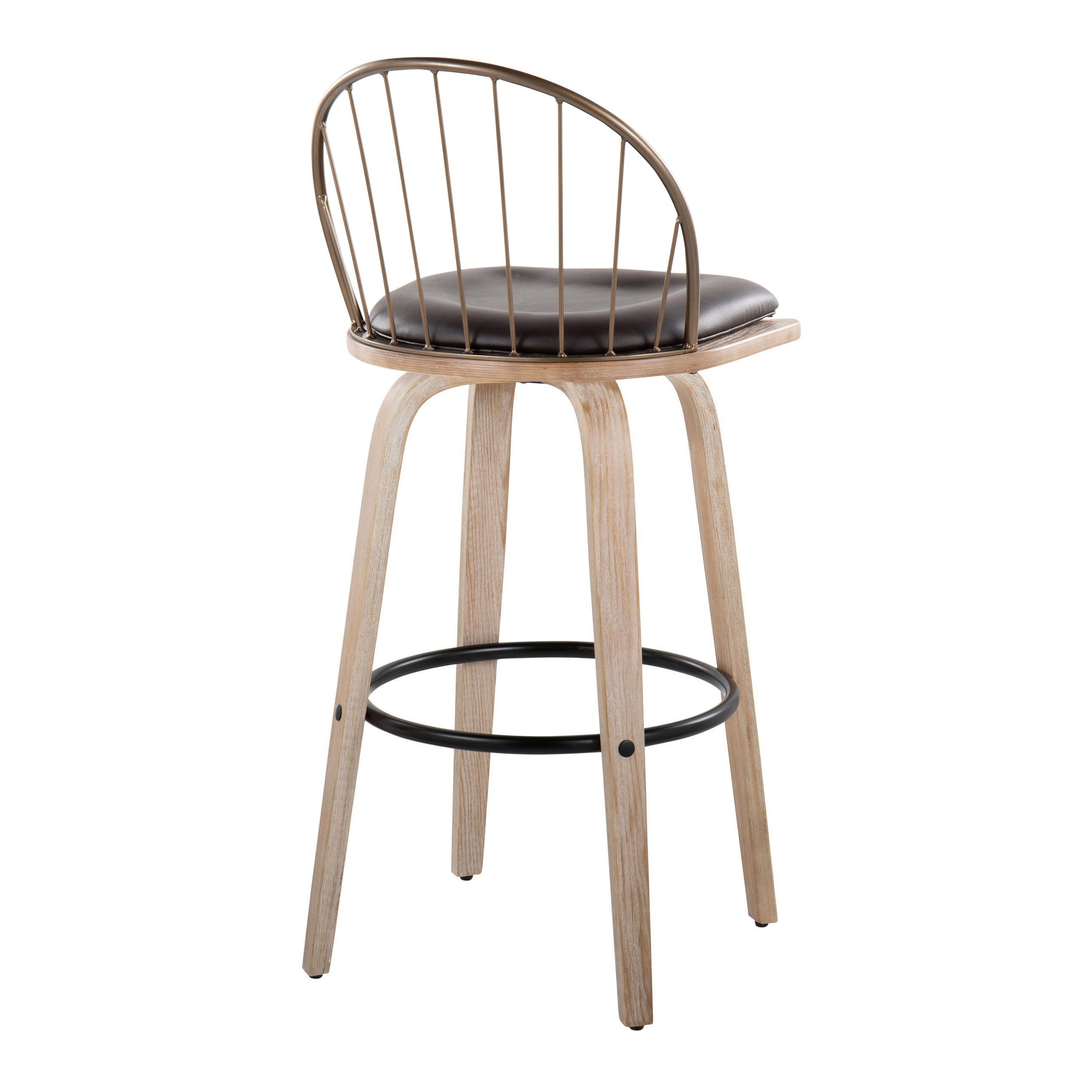 30" Urban Fixed-Height Barstool with Swivel