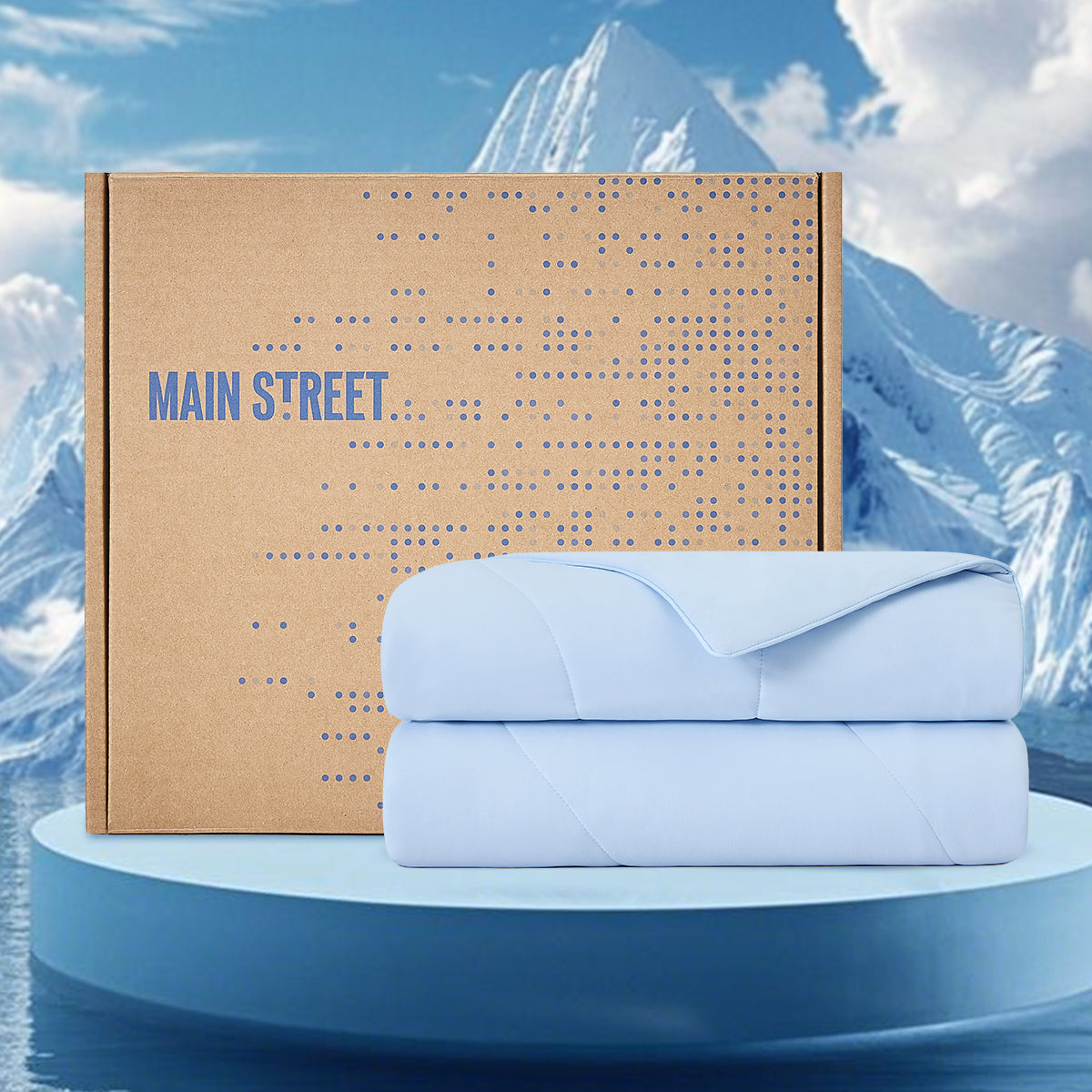 1-Piece 60x90" Cooling DA Comforter, Ice