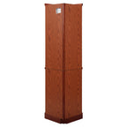 6 Shelf Lighted Corner Curio Cabinet with Adjustable Shelves