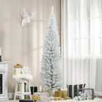 HOMCOM 7' Artificial Pencil Christmas Tree
