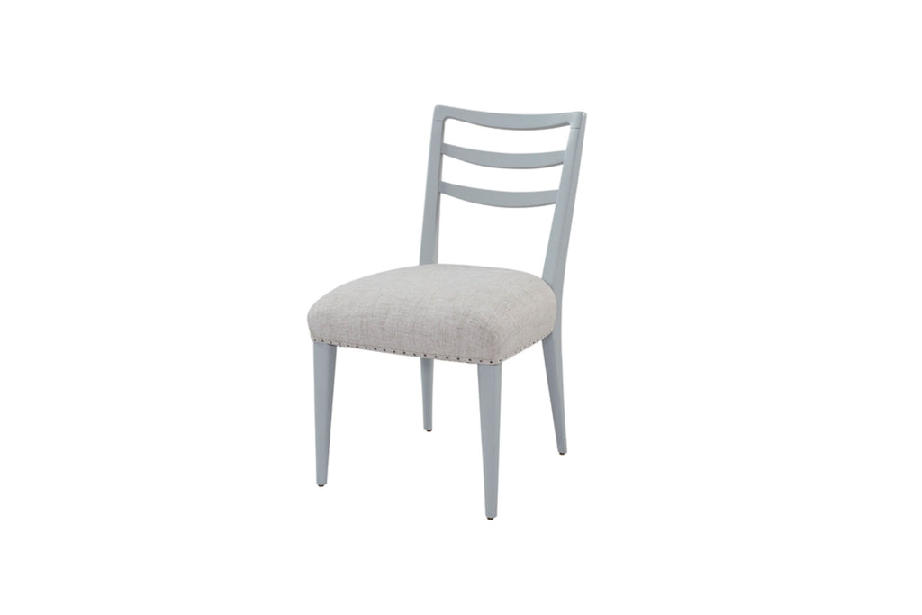 Ladderback Side Dining Chair Set of 2 in Ocean Finish