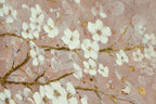 59.1x47.2" Hand-Painted Cherry Blossom Canvas Art