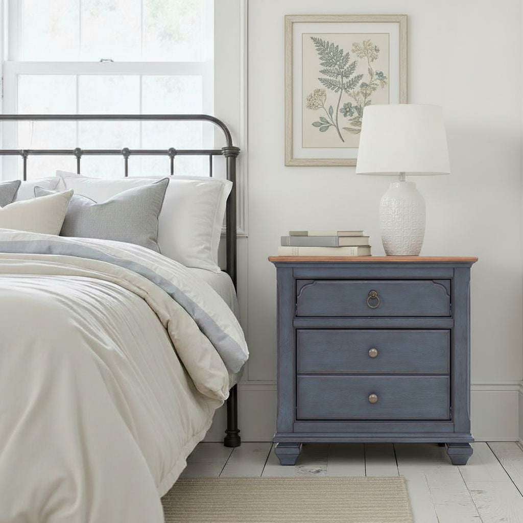 Americana 3-Drawer Nightstand