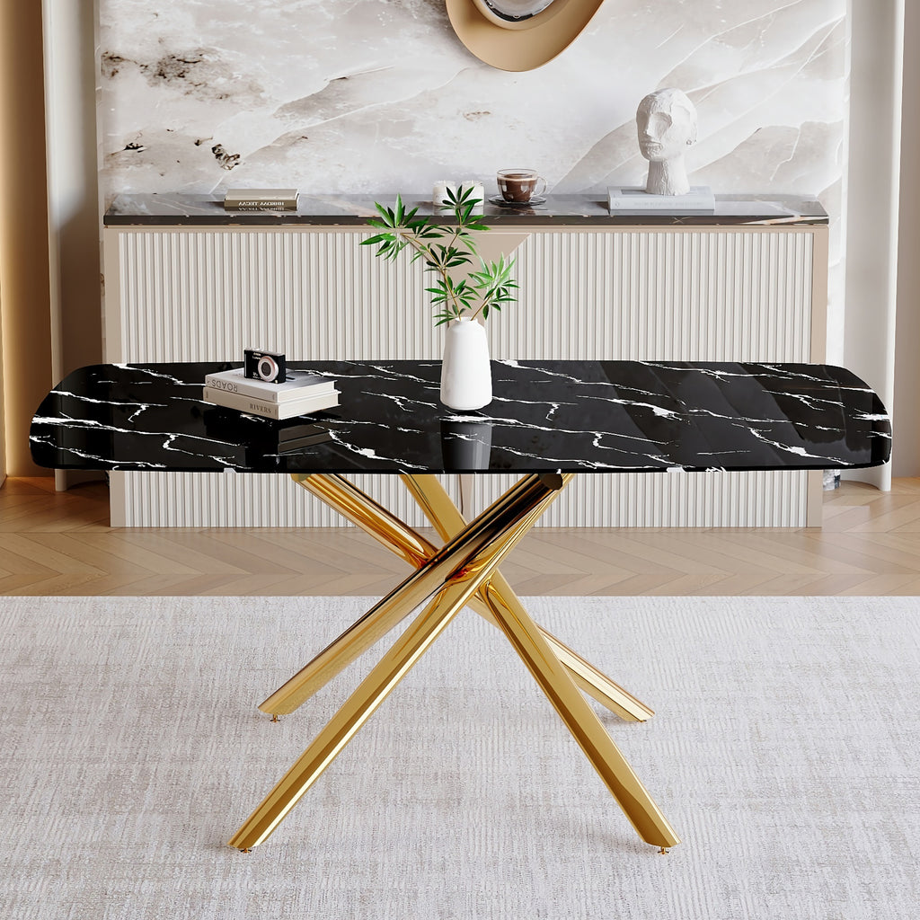 Luxurious 63"x35.4" Dining Table