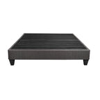 Contemporary 14 in. Platform Mattress Foundation, King Size Upholstered Bed Frame Base