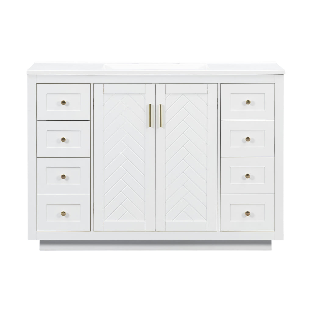 48" Bathroom Vanity with Sink Top