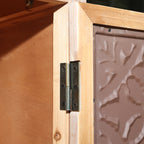 55.12'' Tall Tower Storage Cabinet - Rustic Wood Sideboard Pantry Cabinet