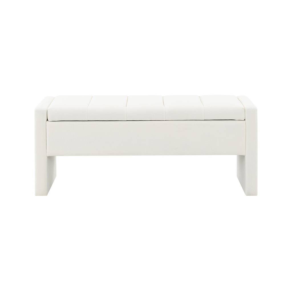 Modern Bed End Bench with Storage