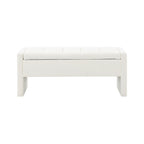 Modern Bed End Bench with Storage