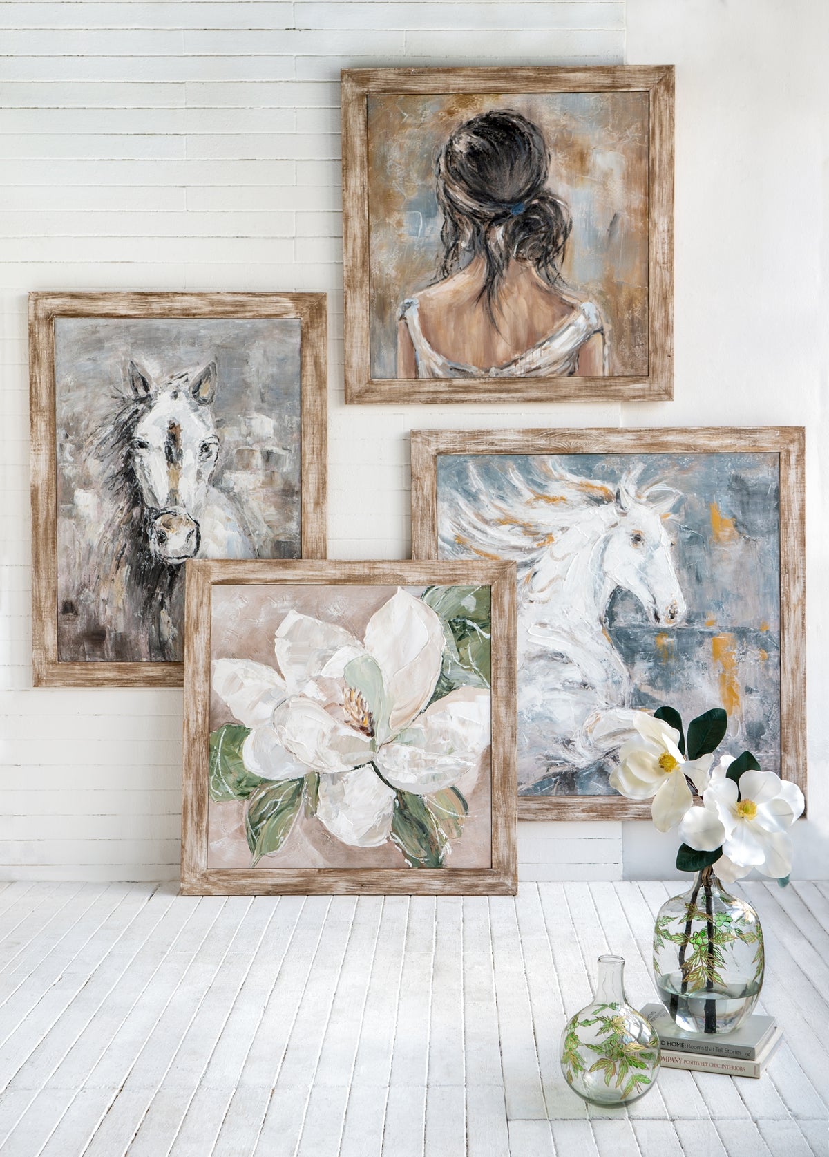 Hand-Painted Horse Artwork