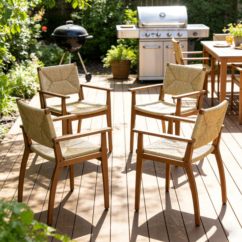 MP2 Durable Outdoor Dining Chairs Set