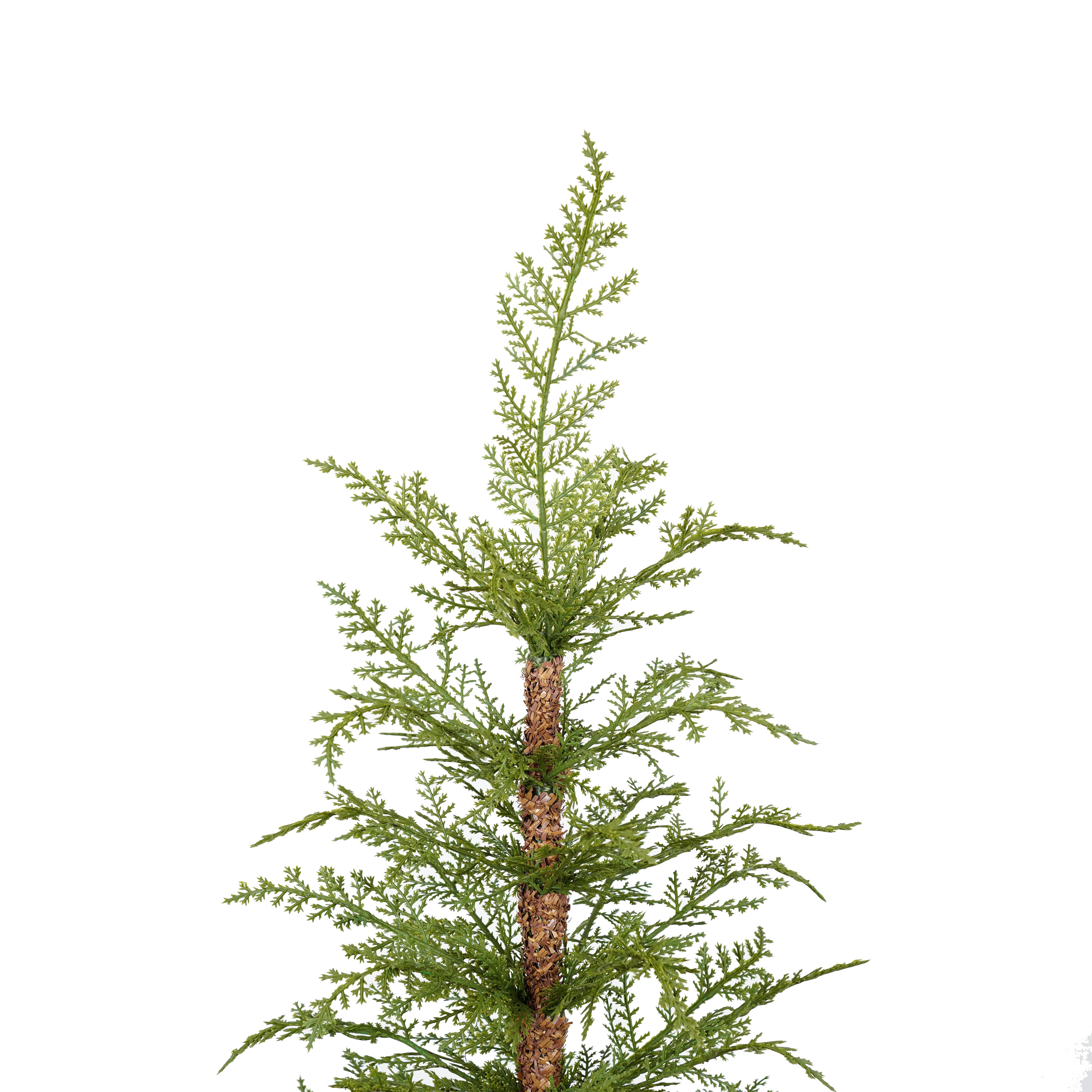 4ft Pre-Lit Artificial Christmas 2-Piece Set