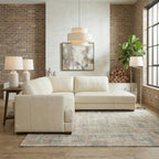 Glander Sectional Sofa in Cream