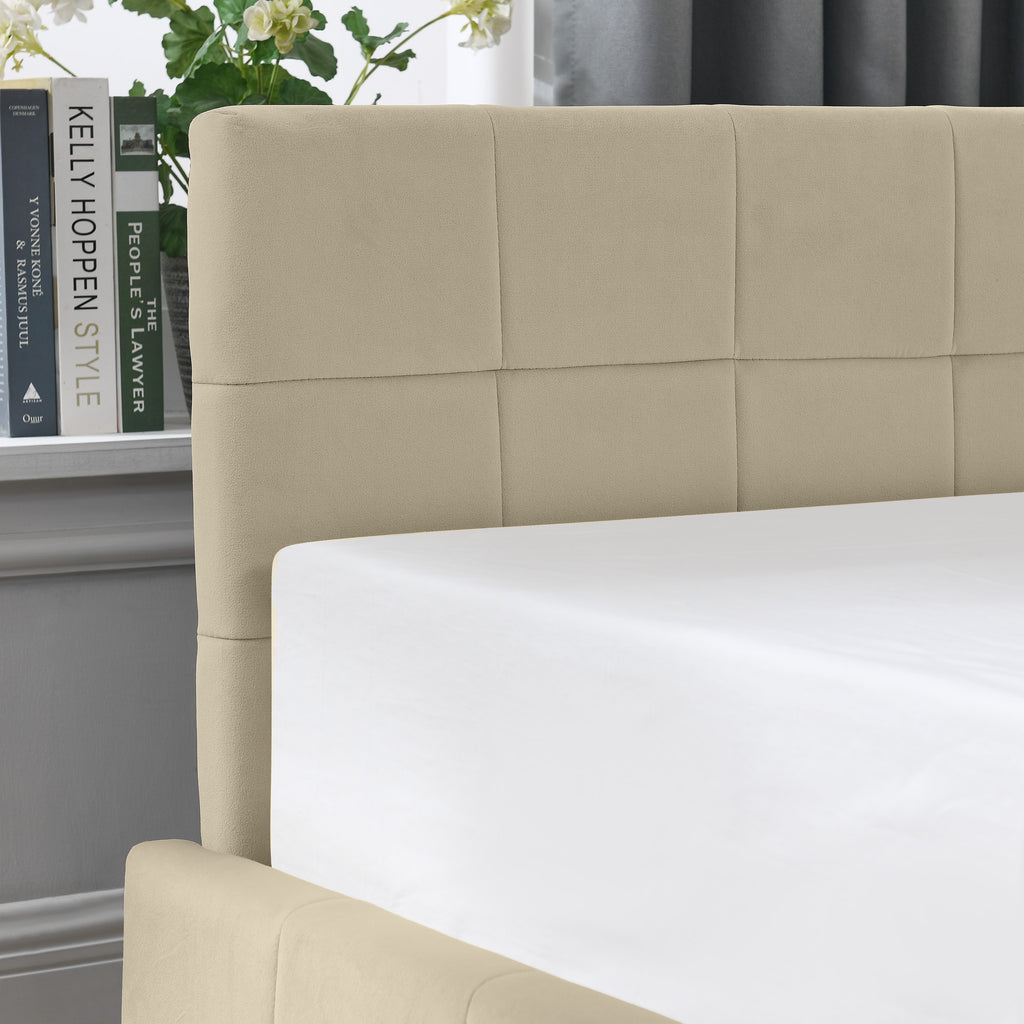 Full Size Storage Upholstered Tufted Bed Frame