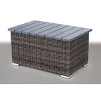 Fully Assembled 4-Person Wicker Patio Set with Cushions