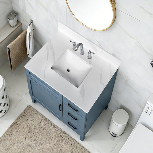 31-Inch Quartz Bathroom Vanity Top