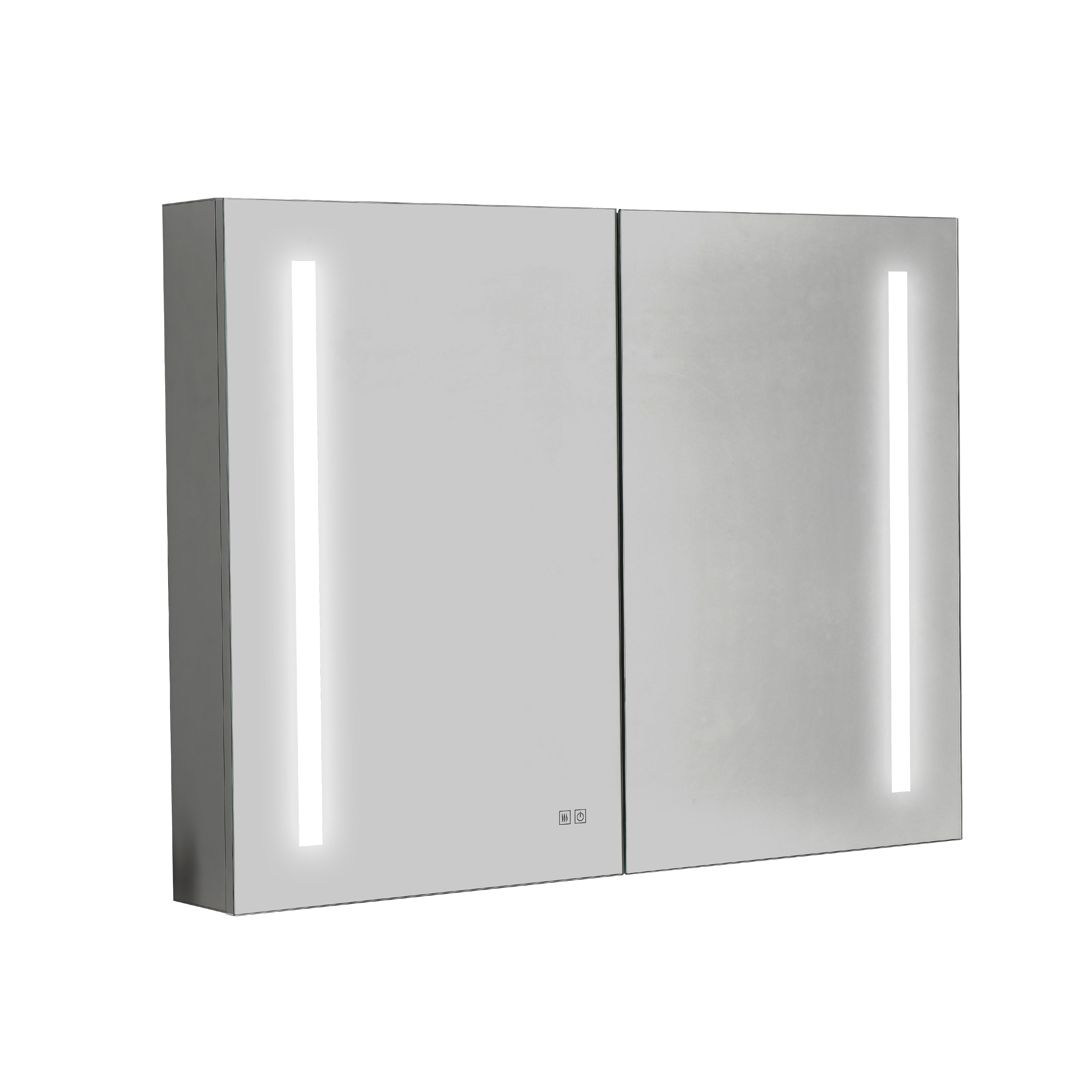 40 x 30 Inch LED Lighted Bathroom Medicine Cabinet